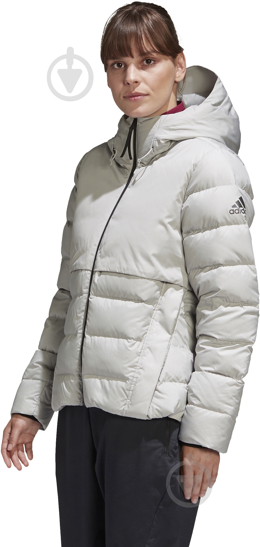 Пуховик жіночі зимові Adidas W URBN J C.R. FT2509 р.S сірий - фото 8