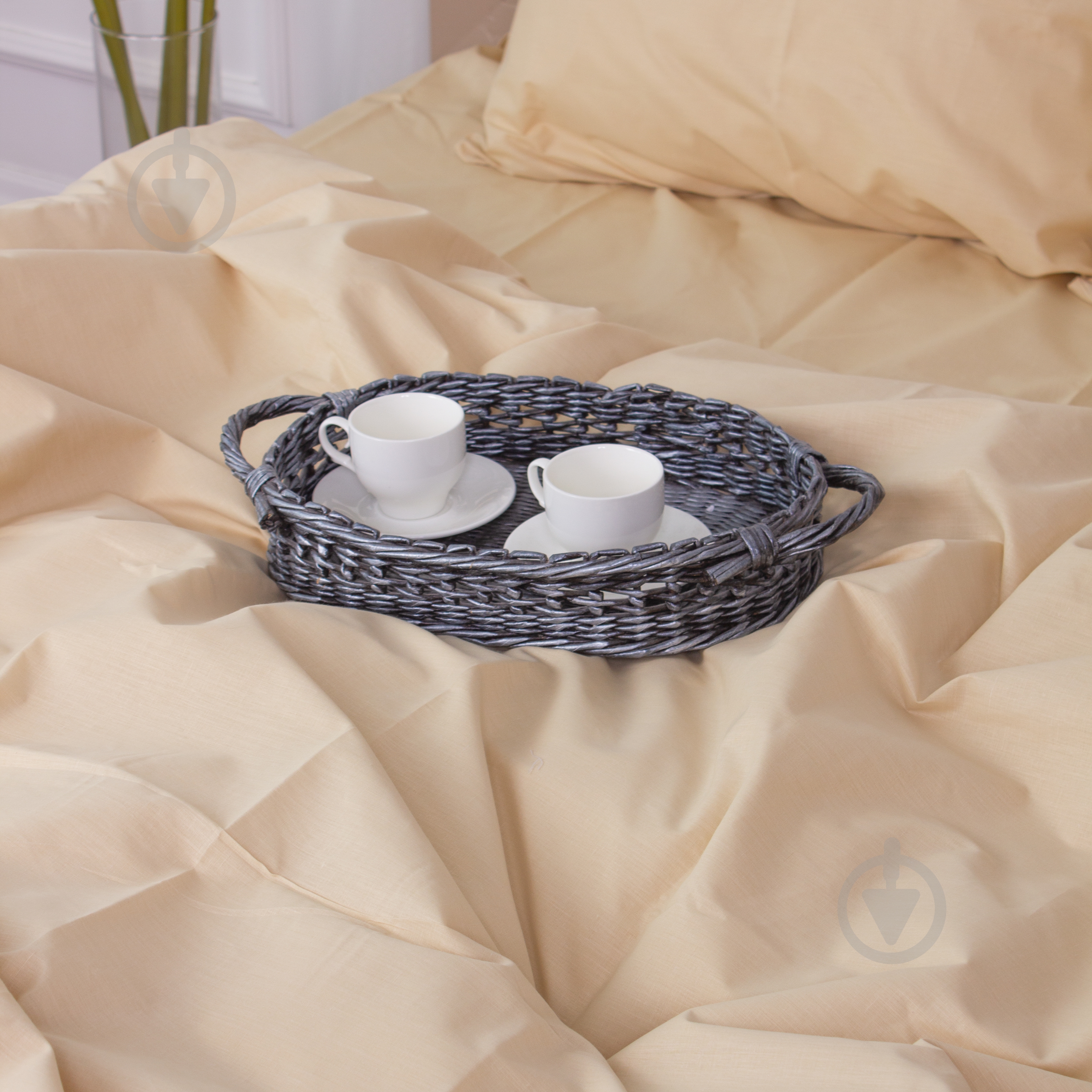 Комплект постельного белья Бязь 12-0712 Calvina 200х220 см бежевый MirSon - фото 5 Комплект постельного белья Бязь 12-0712 Calvina 200х220 см бежевый MirSon - фото 5