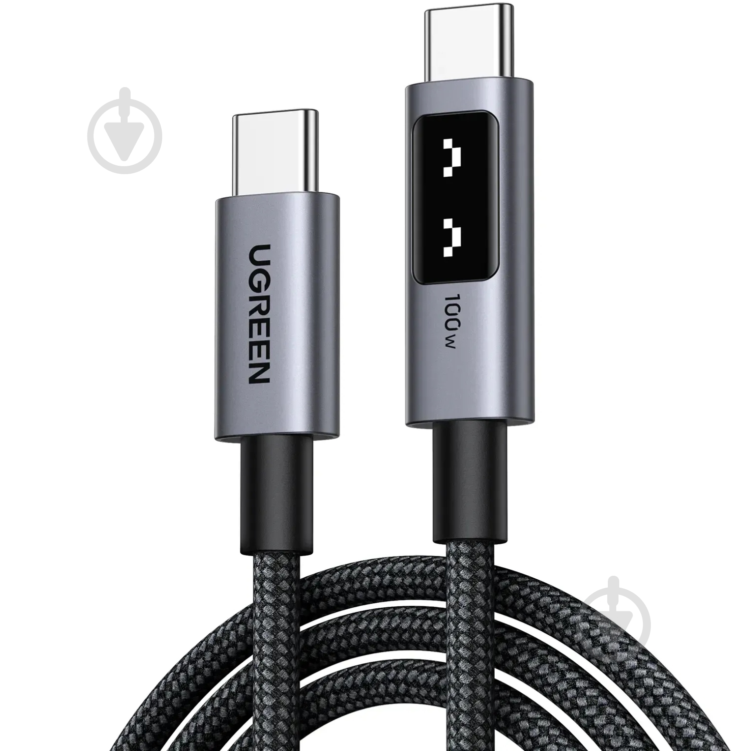 Кабель UGREEN L509 USB 2.0 Type-C M-M 100W 2 м черный (35512) - фото 1