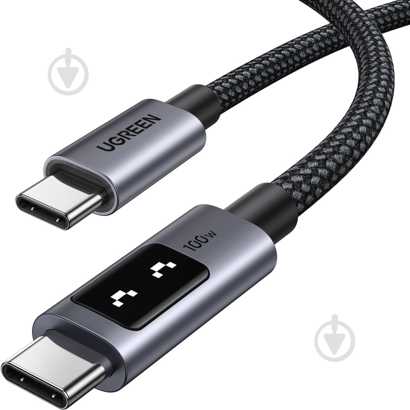 Кабель UGREEN L509 USB 2.0 Type-C M-M 100W 2 м черный (35512) - фото 2