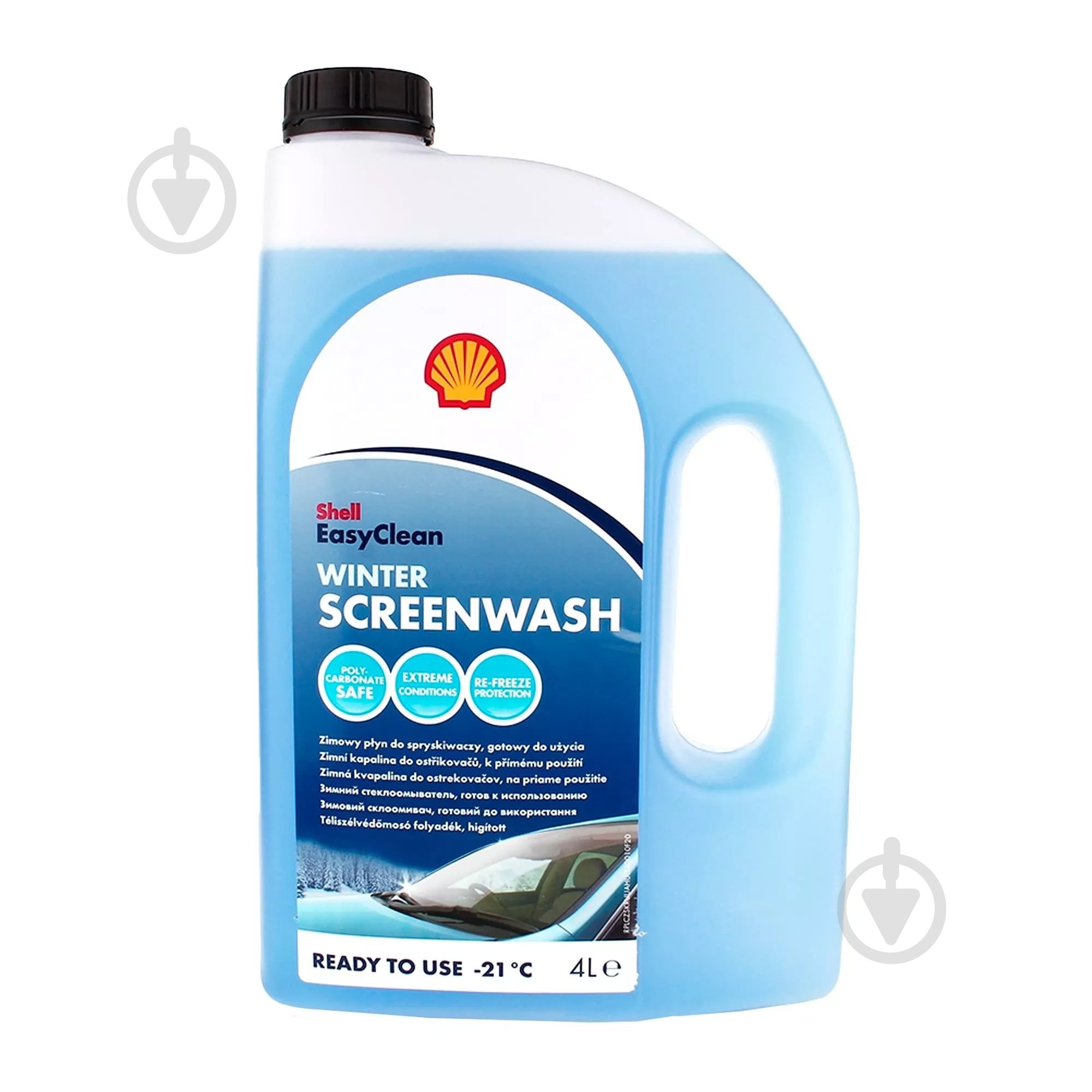 Омыватель стекла SHELL Easy Clean зима -21 °С 4 л - фото 1 Омыватель стекла SHELL Easy Clean зима -21 °С 4 л - фото 1