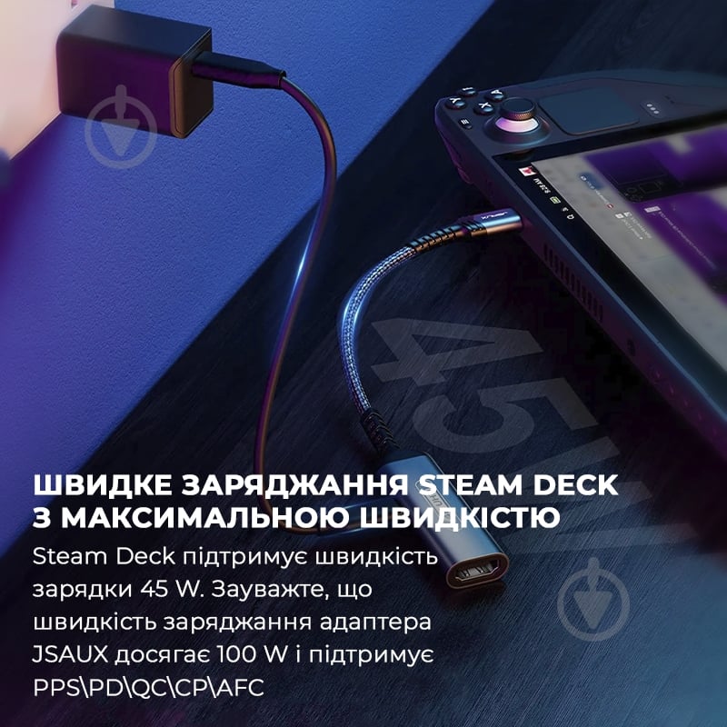 Адаптер для геймпада HDMI 4K@60Hz та USB-C PD JSAUX HB0201 grey - фото 6 Адаптер для геймпада HDMI 4K@60Hz та USB-C PD JSAUX HB0201 grey - фото 6