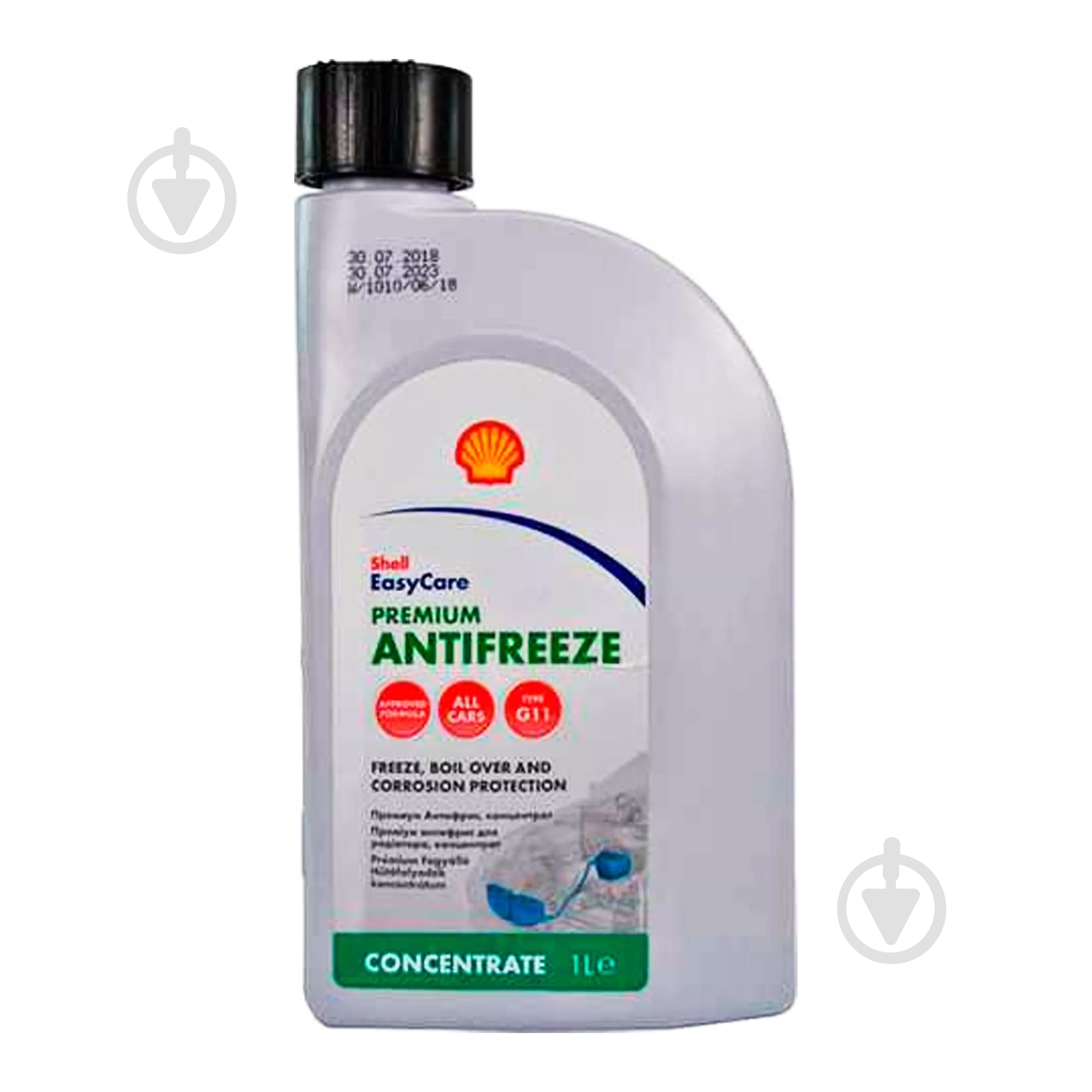 Антифриз SHELL Shell Premium 774 C G11 від -40 до +110 концентрат 1 л зелений (1060686) - фото 1