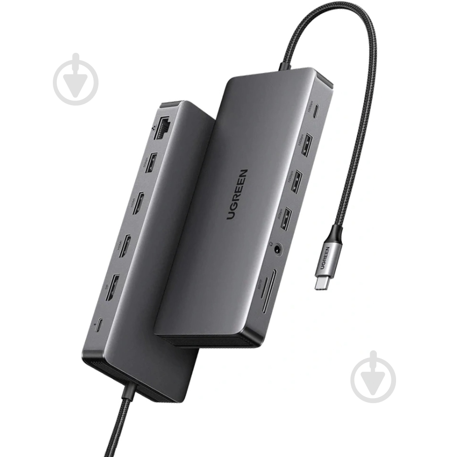 Док-станція UGREEN CM681 dark grey (15978) - фото 1 Док-станція UGREEN CM681 dark grey (15978) - фото 1
