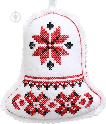 Елочная игрушка Звонок Классика 10 см - фото 1