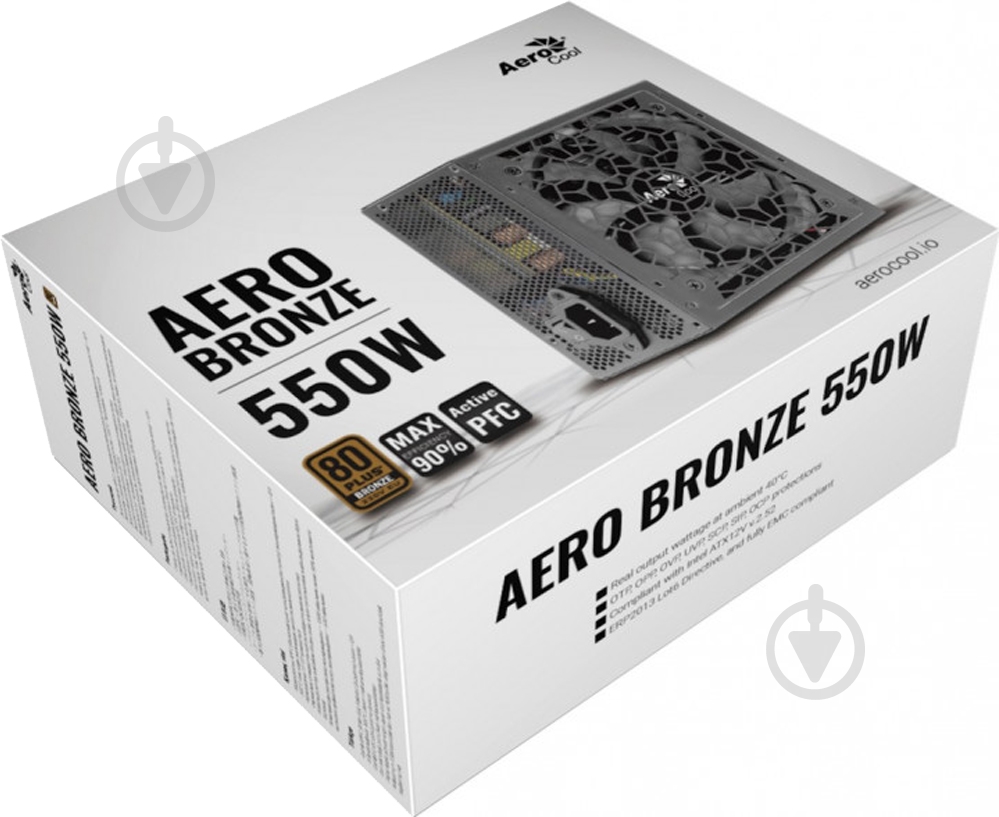 Блок живлення AeroCool AERO BRONZE 550W 550 Вт - фото 9
