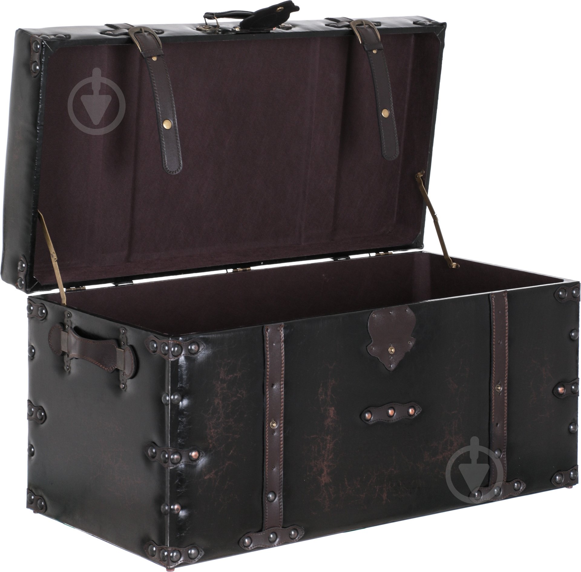 Скриня-пуф для зберігання Morocco 470х825 мм чорний (11A849-B) - фото 3