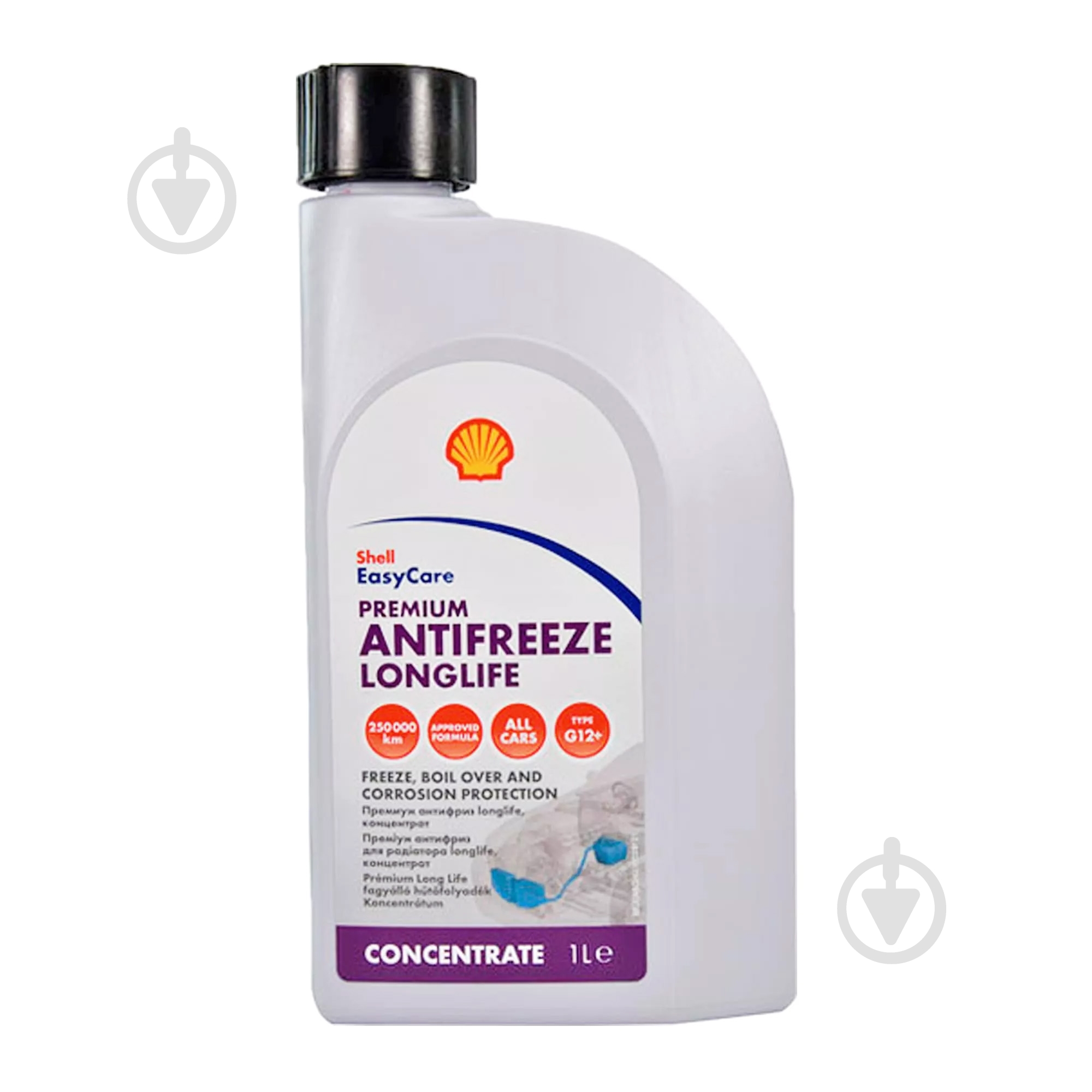 Антифриз SHELL G12+ от -40 до +110 концентрат 1 л розовый (1237131) - фото 1 Антифриз SHELL G12+ от -40 до +110 концентрат 1 л розовый (1237131) - фото 1