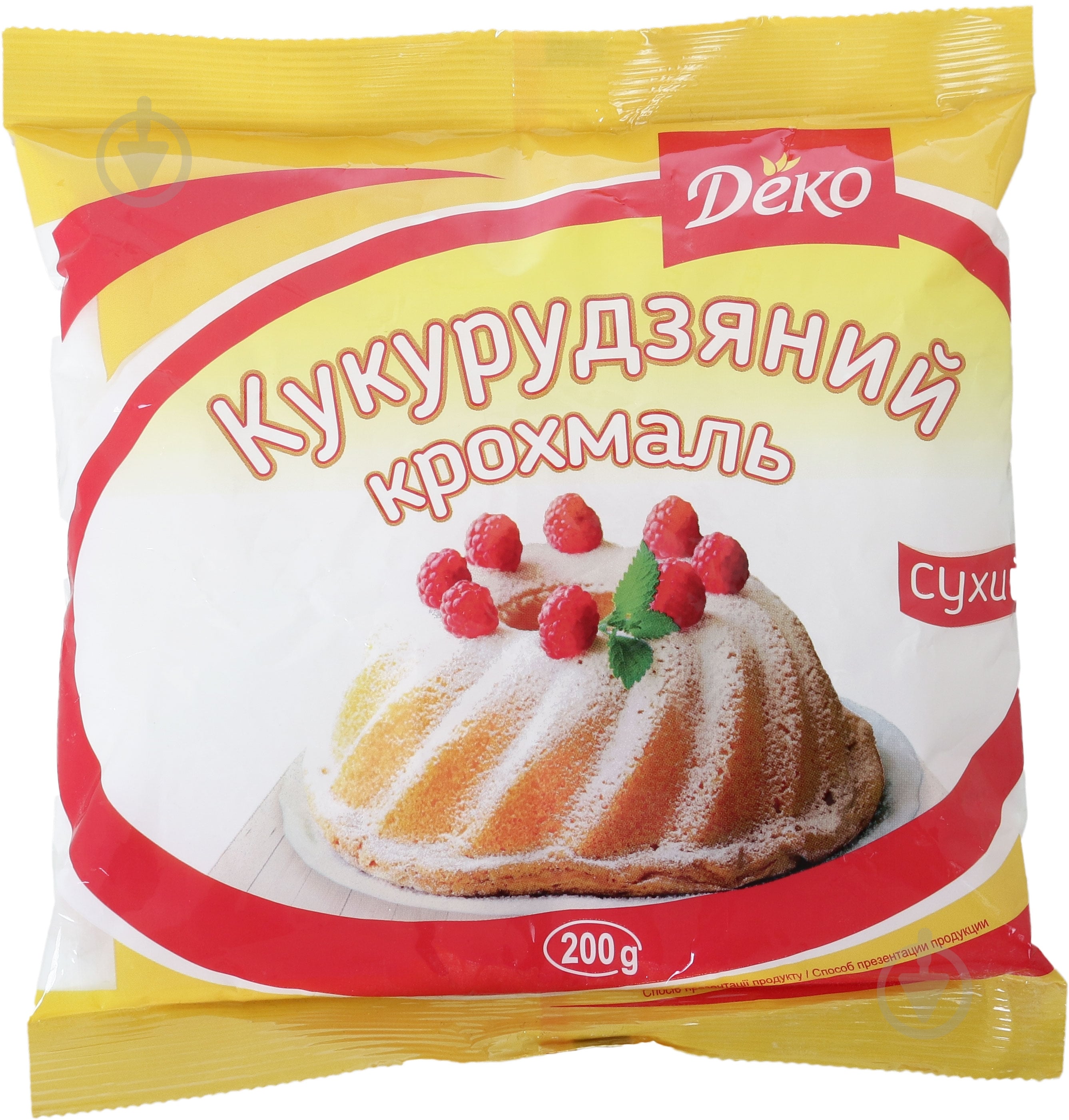 Крахмал кукурузный сухой 200 г Деко - фото 1