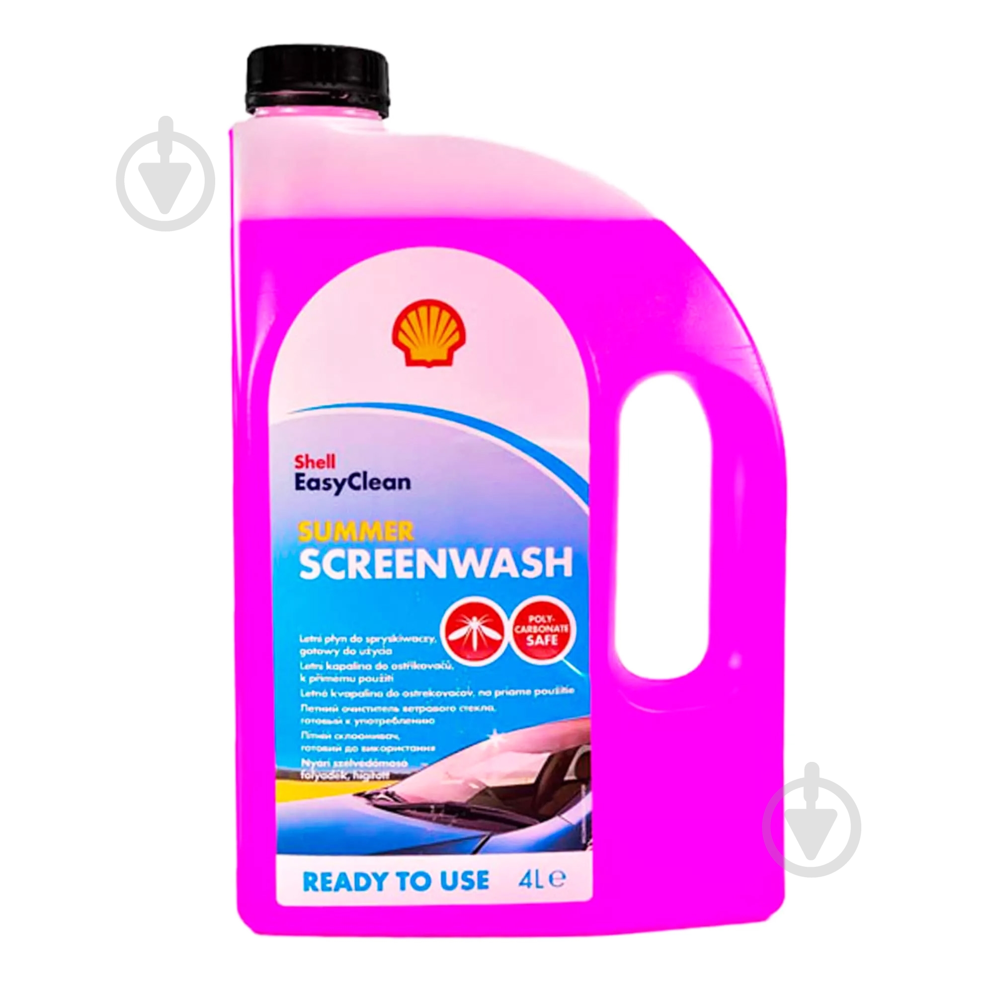 Омыватель стекла SHELL Summer Screenwash лето 4 л - фото 1 Омыватель стекла SHELL Summer Screenwash лето 4 л - фото 1