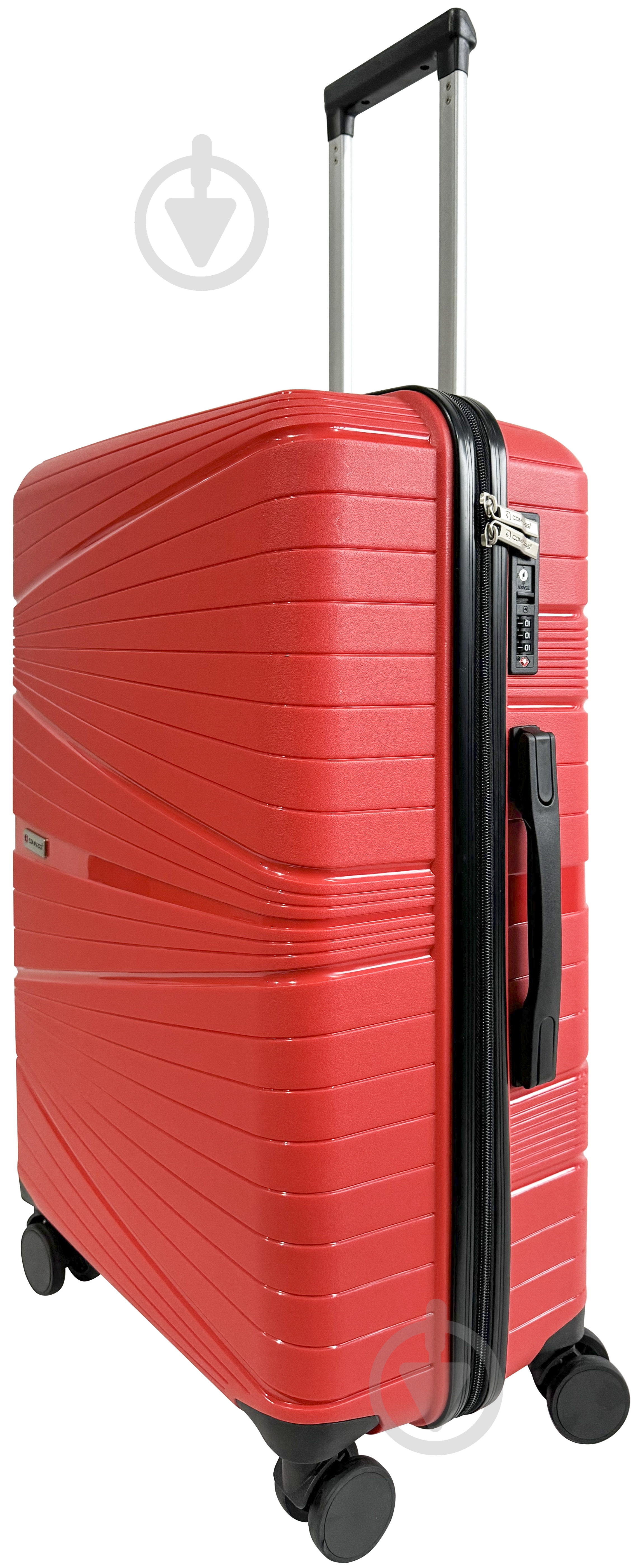 Валіза Compass №LS080607 L червоний 72х48.5х30 см - фото 2