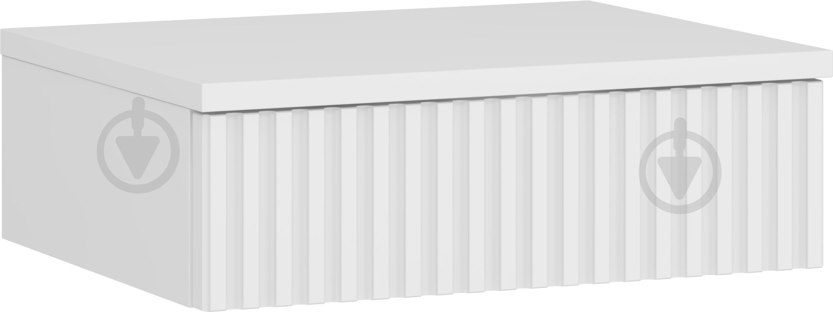 Стол-ящик Грейд ТОРИНО 128х402х320 мм белый/белый - фото 1