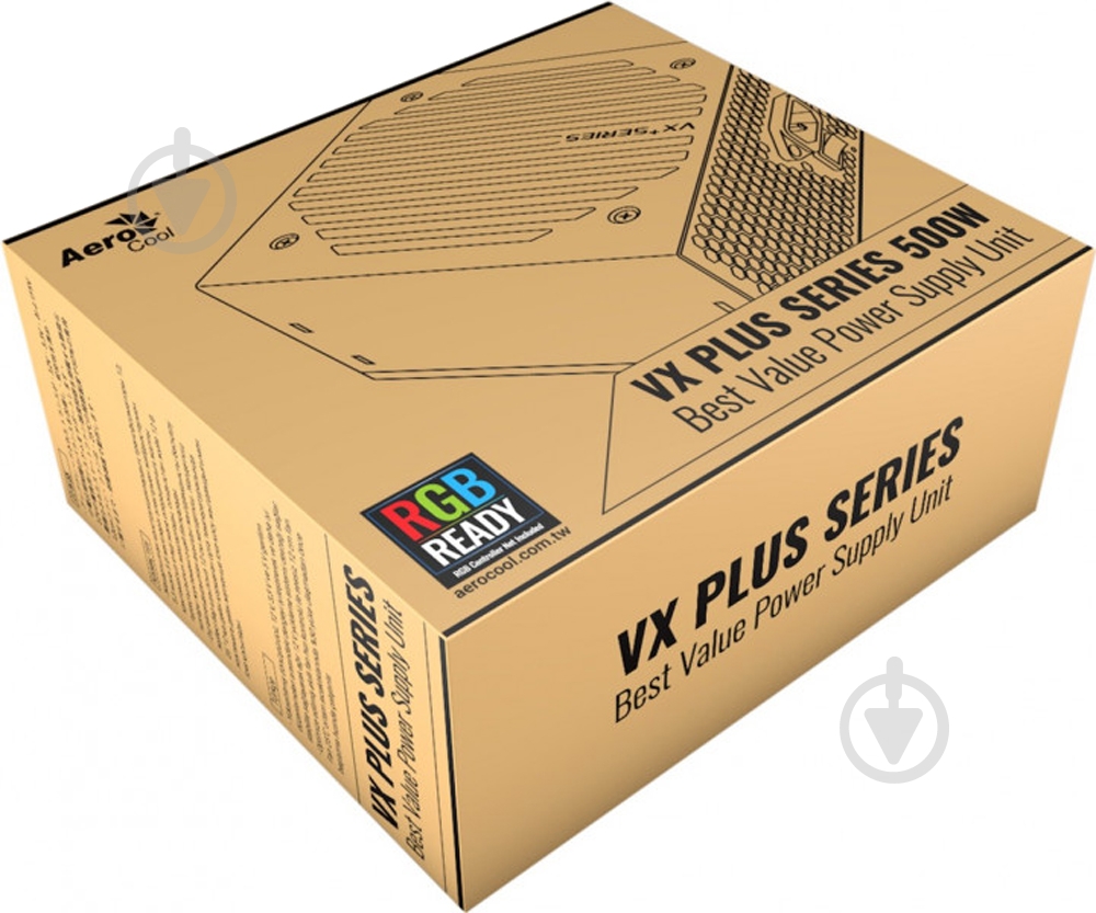 Блок питания AeroCool VX PLUS 500 RGB 500 Вт - фото 8 Блок питания AeroCool VX PLUS 500 RGB 500 Вт - фото 8