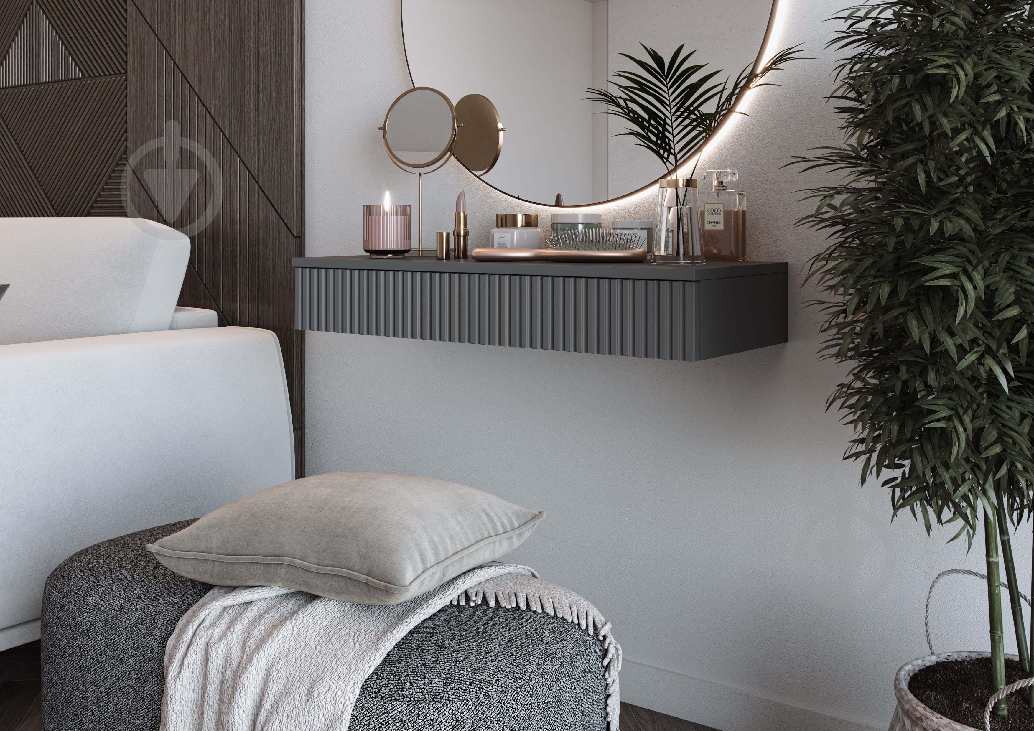 Стіл-шухляда Грейд ТОРІНО 128х802х320 мм софт залізо/софт залізо - фото 2 Стіл-шухляда Грейд ТОРІНО 128х802х320 мм софт залізо/софт залізо - фото 2