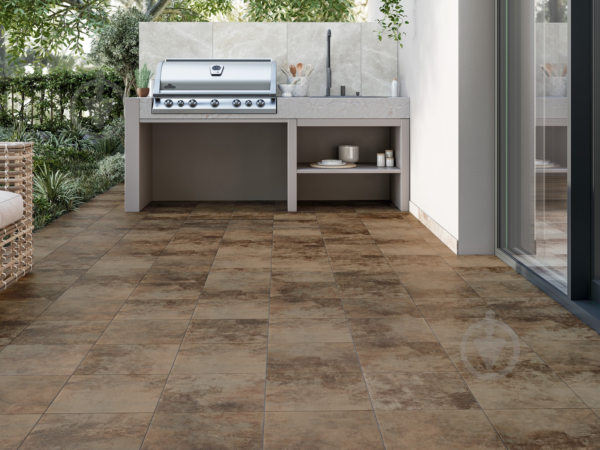 Плитка Golden Tile Split terracotta SGК770 30x30 см - фото 2