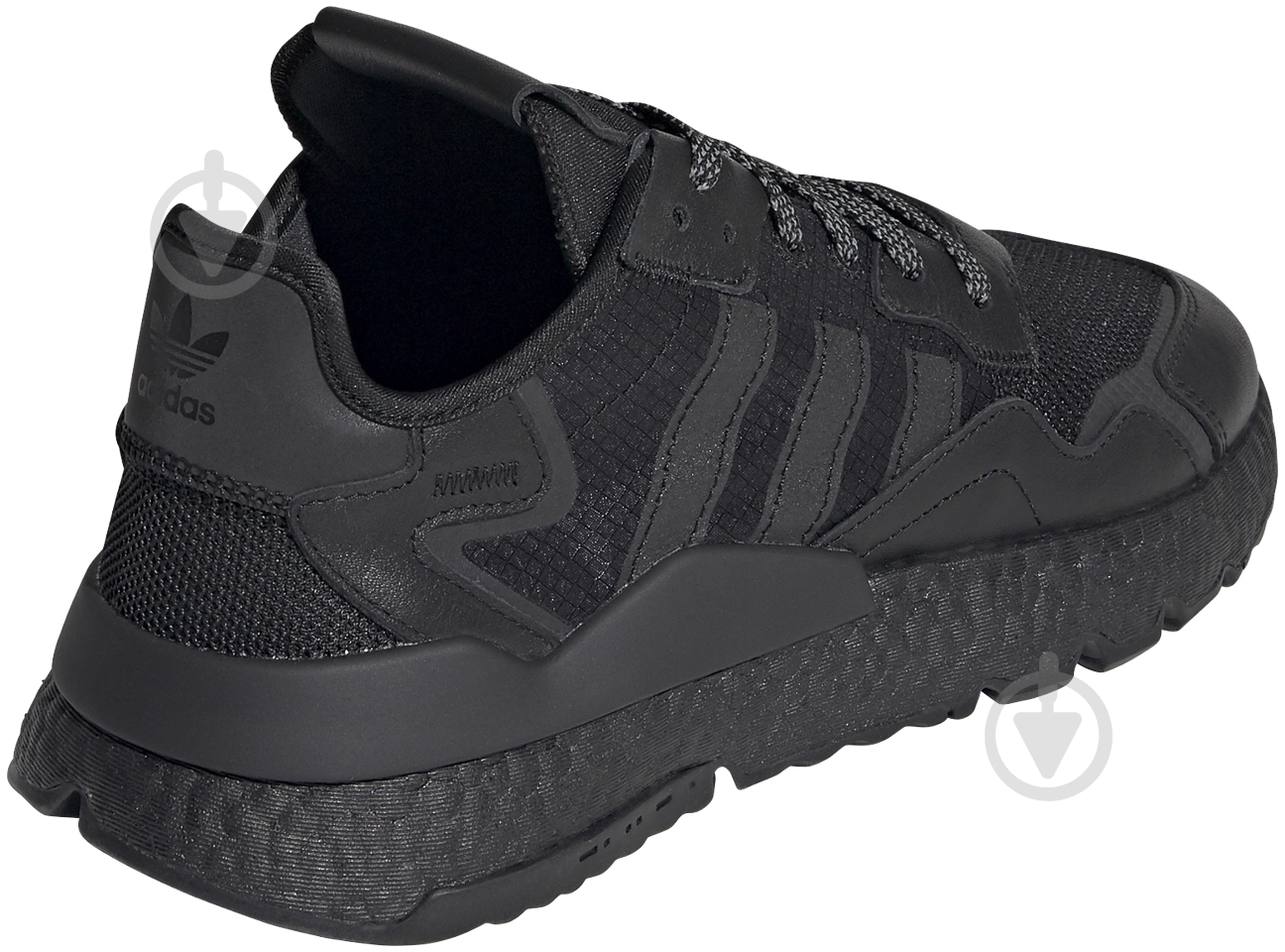 Кроссовки мужские демисезонные Adidas NITE JOGGER FV1277 р.41 1/3 черные - фото 5 Кроссовки мужские демисезонные Adidas NITE JOGGER FV1277 р.41 1/3 черные - фото 5