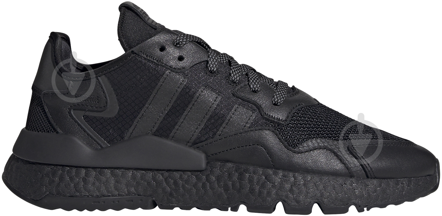 Кроссовки мужские демисезонные Adidas NITE JOGGER FV1277 р.41 1/3 черные - фото 1 Кроссовки мужские демисезонные Adidas NITE JOGGER FV1277 р.41 1/3 черные - фото 1