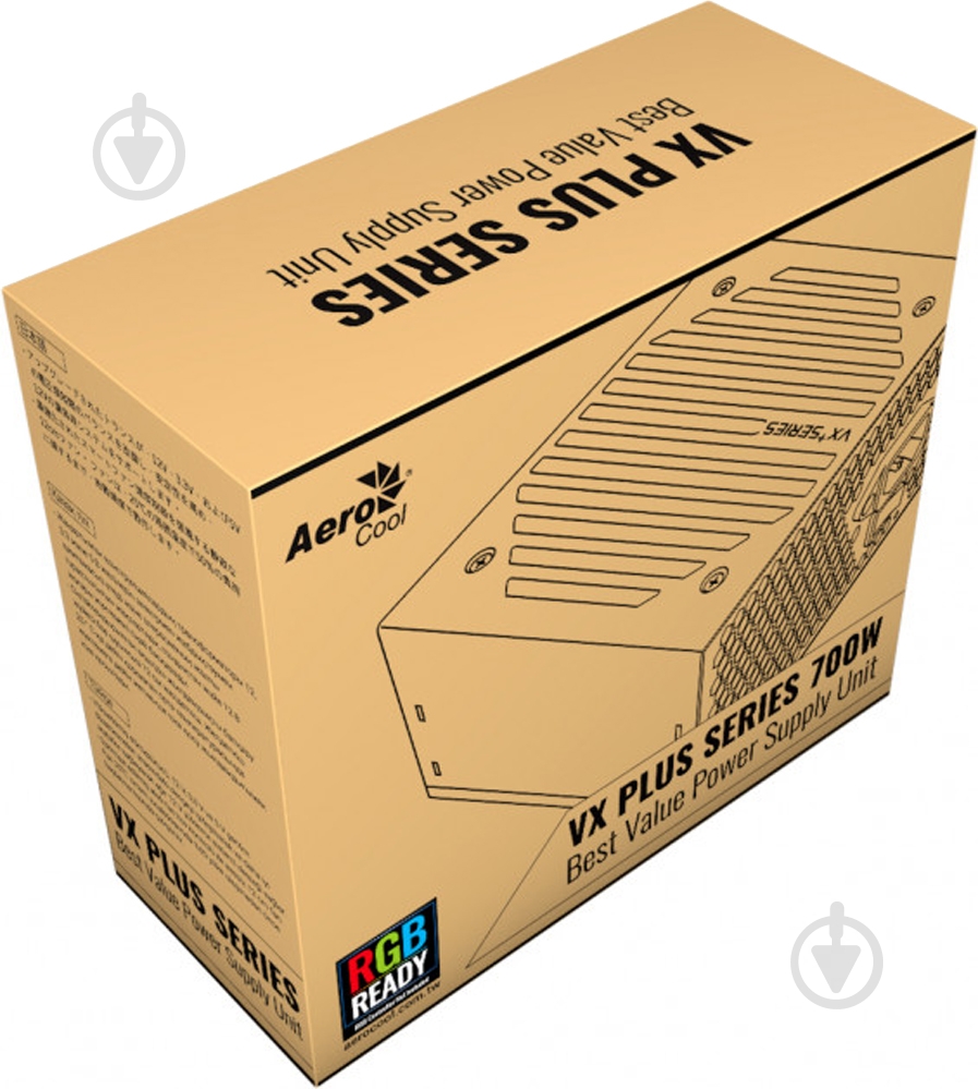 Блок питания AeroCool VX PLUS 700 RGB 700 Вт - фото 8 Блок питания AeroCool VX PLUS 700 RGB 700 Вт - фото 8