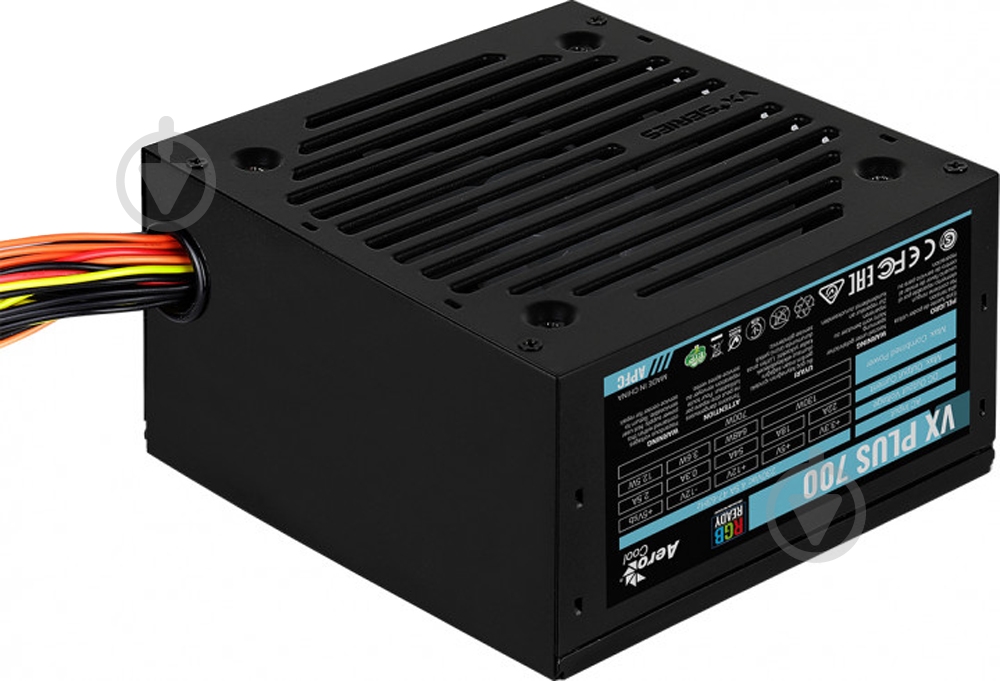 Блок питания AeroCool VX PLUS 700 RGB 700 Вт - фото 5 Блок питания AeroCool VX PLUS 700 RGB 700 Вт - фото 5
