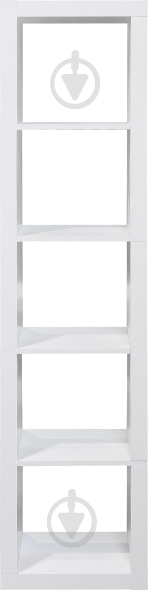Полка для книг Inteo Кубус МИКС 1х5 438x438x1854 мм белый - фото 2