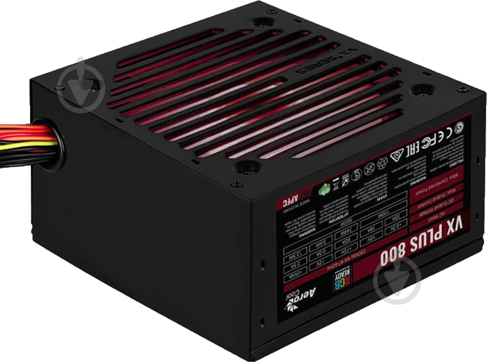 Блок живлення AeroCool VX PLUS 800 RGB 800 Вт - фото 6