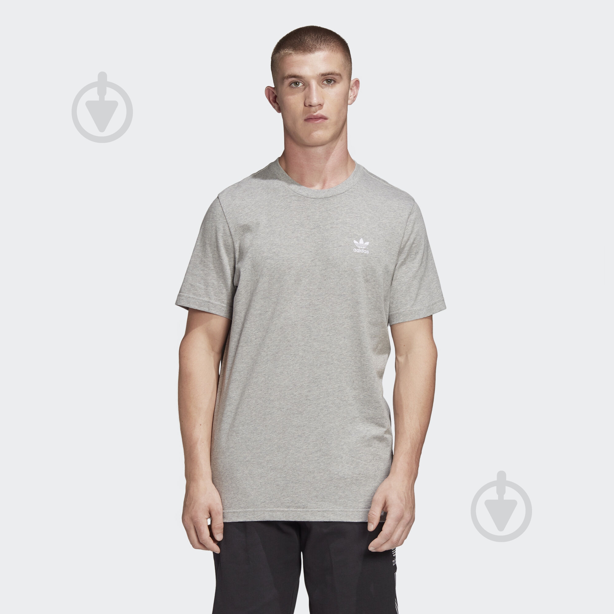 Футболка Adidas ESSENTIAL TEE FM9962 р.XL серый - фото 3