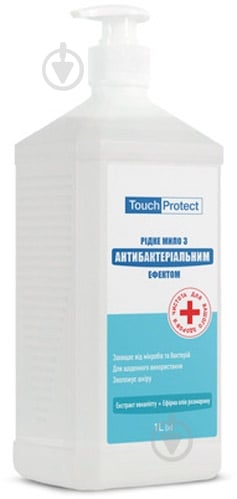 Антибактеріальне рідке мило Touch Protect Евкаліпт-Розмарин 1000 мл - фото 1