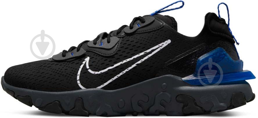 Кроссовки мужские Nike React Vision DV6491-001 р.42,5 черные - фото 3 Кроссовки мужские Nike React Vision DV6491-001 р.42,5 черные - фото 3
