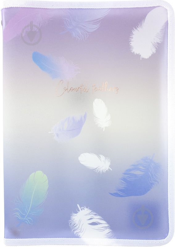 Папка на молнии А5+ Colourful Feather 03 1808-93-a Axent - фото 1 Папка на молнии А5+ Colourful Feather 03 1808-93-a Axent - фото 1