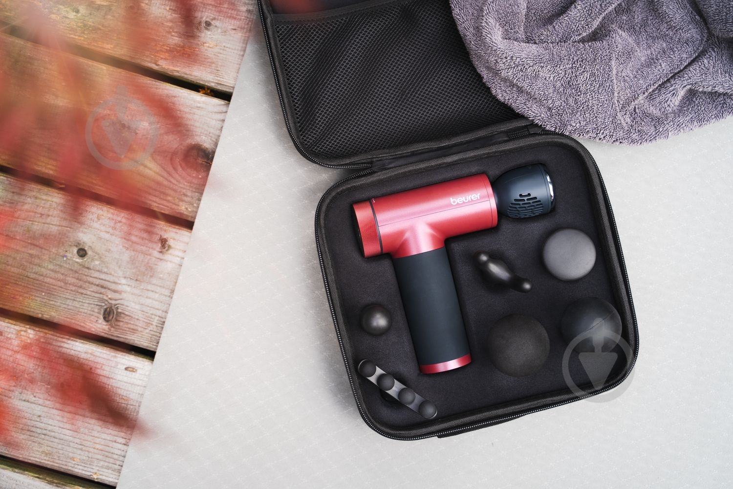 Масажер фасціальний Beurer MG 195 HOT & COLD RIPE CHERRY - фото 4 Масажер фасціальний Beurer MG 195 HOT & COLD RIPE CHERRY - фото 4