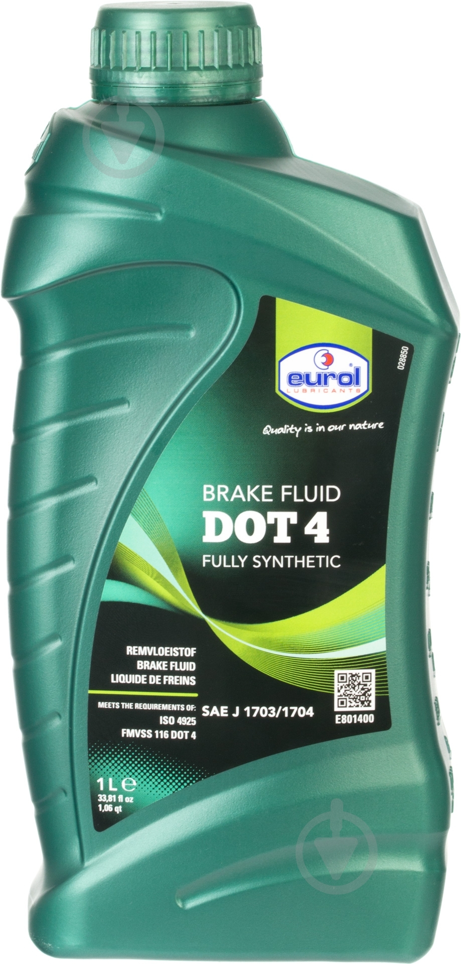 Гальмівна рідина Eurol DOT4 DOT-4 1 л - фото 1