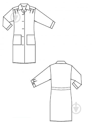 Халат жіночий 3СМаркет модельний Небо р. XL зріст 5-6 0210 блакитний - фото 2 Халат жіночий 3СМаркет модельний Небо р. XL зріст 5-6 0210 блакитний - фото 2