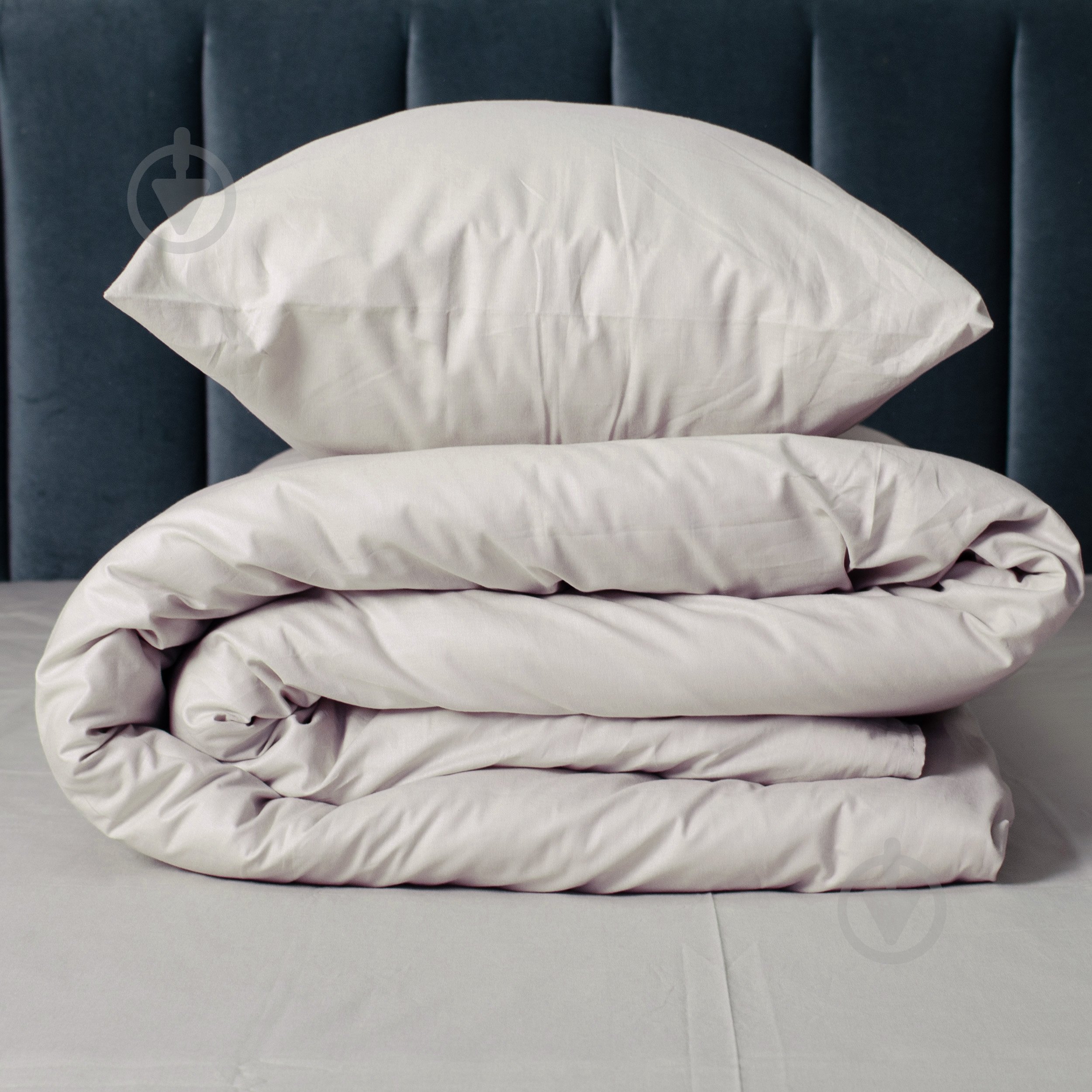 Простынь на резинке Моно 160x200 см бежевый - фото 5