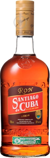 Ром Santiago de Cuba Anejo 0,7 л - фото 1