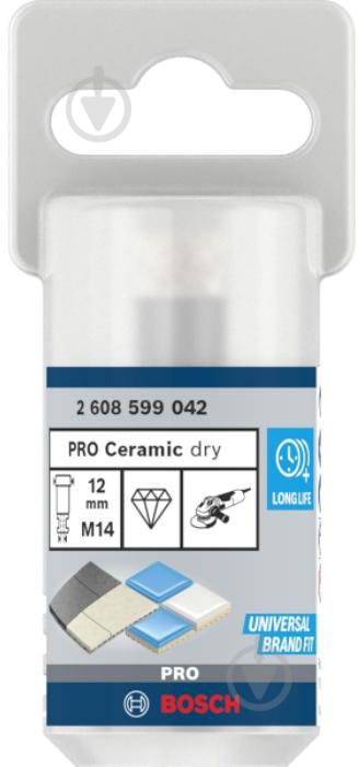 Сверло алмазное Bosch PRO Ceramic dry 12 мм 2608599042 - фото 4