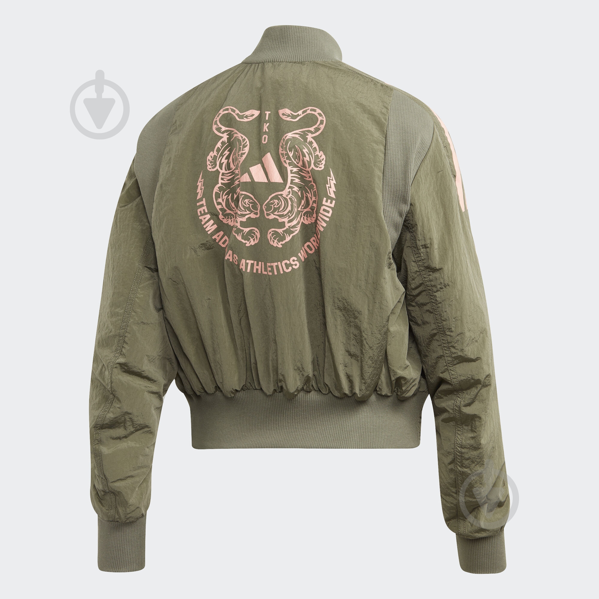 Ветровка женская демисезонная Adidas W VRCT JK PAD FN1516 р.S зеленая - фото 2