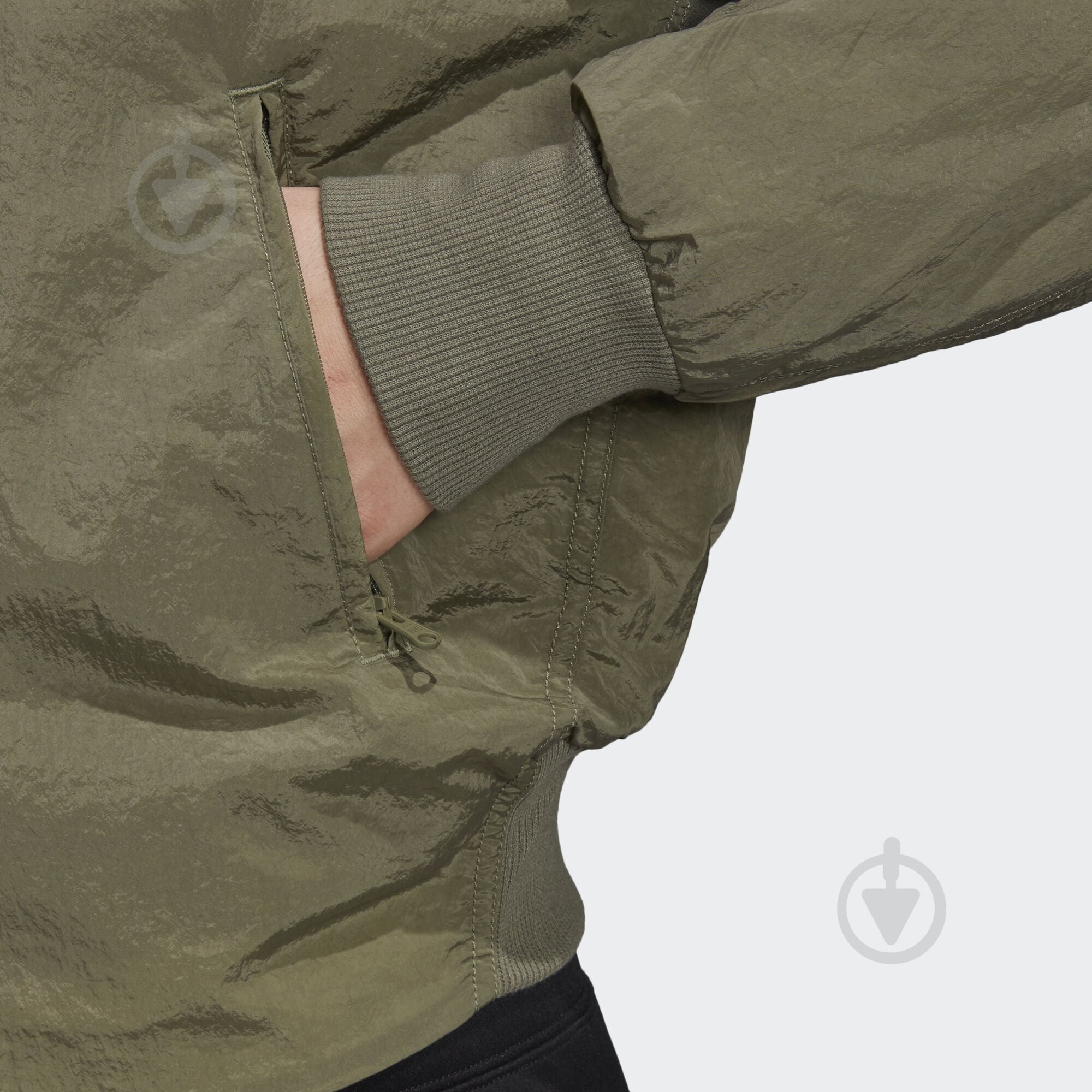 Ветровка женская демисезонная Adidas W VRCT JK PAD FN1516 р.S зеленая - фото 8