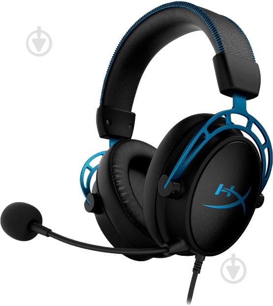Наушники HyperX Cloud Alpha S black/blue - фото 1