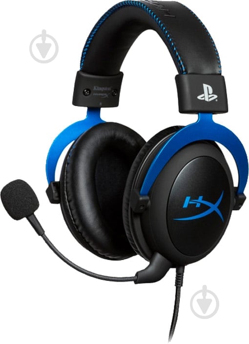 Наушники HyperX Cloud for PS4 black/blue - фото 1