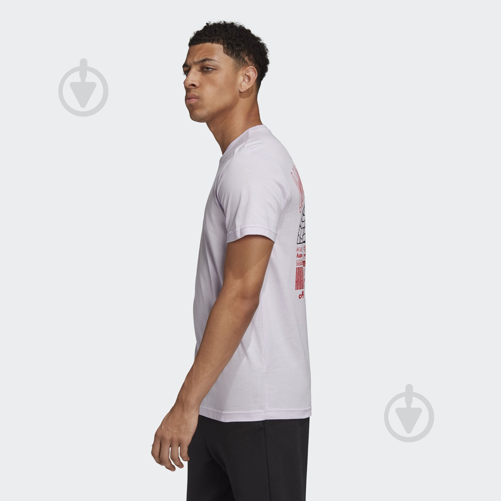 Футболка Adidas PACK Multi Hit FN1729 р.M фиолетовый - фото 4