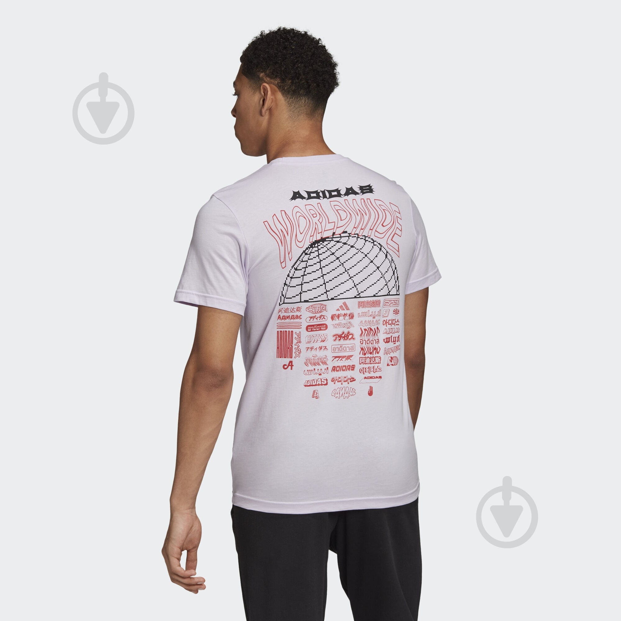 Футболка Adidas PACK Multi Hit FN1729 р.M фиолетовый - фото 5