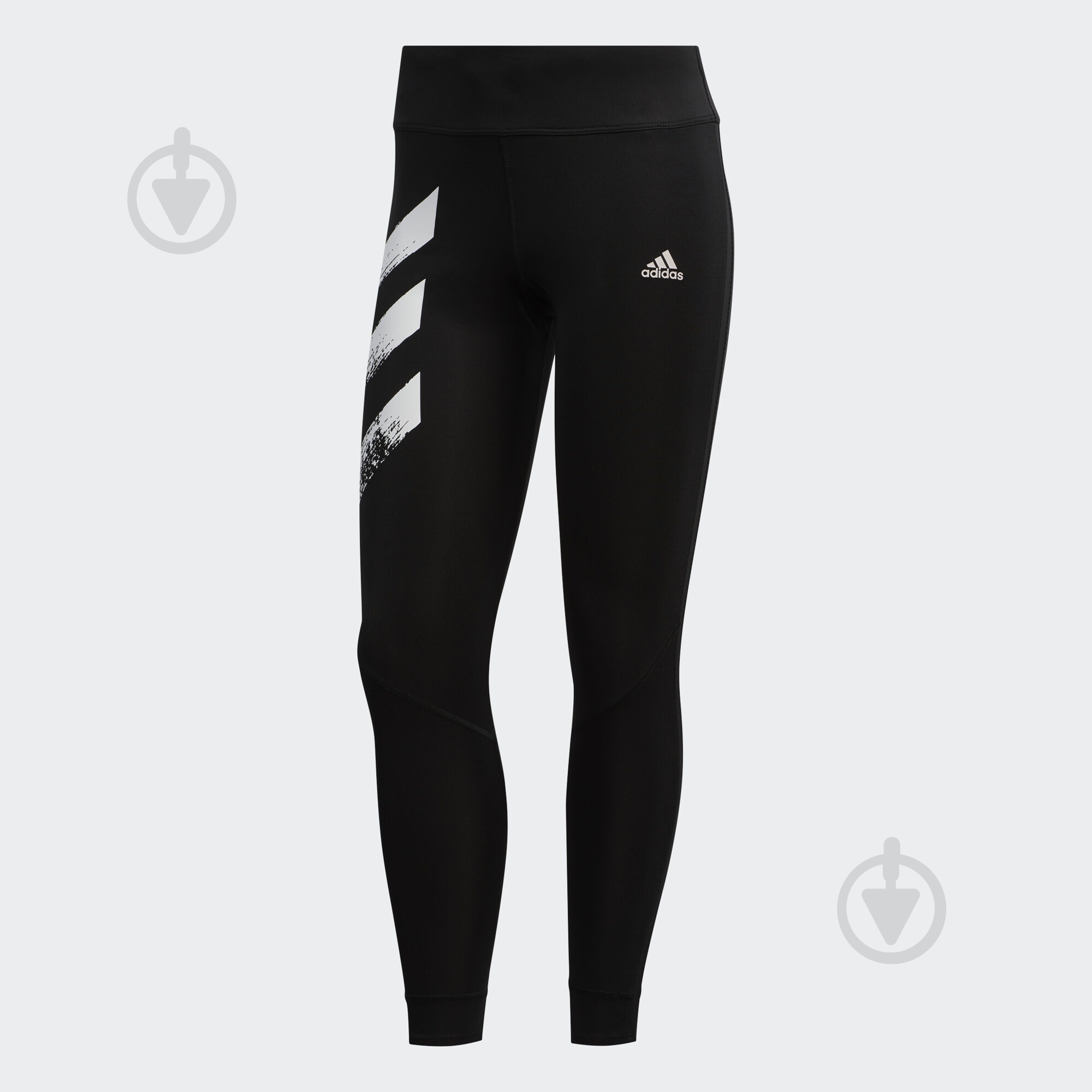 Лосины Adidas OWN THE RUN TGT FP7539 р.S черный - фото 1