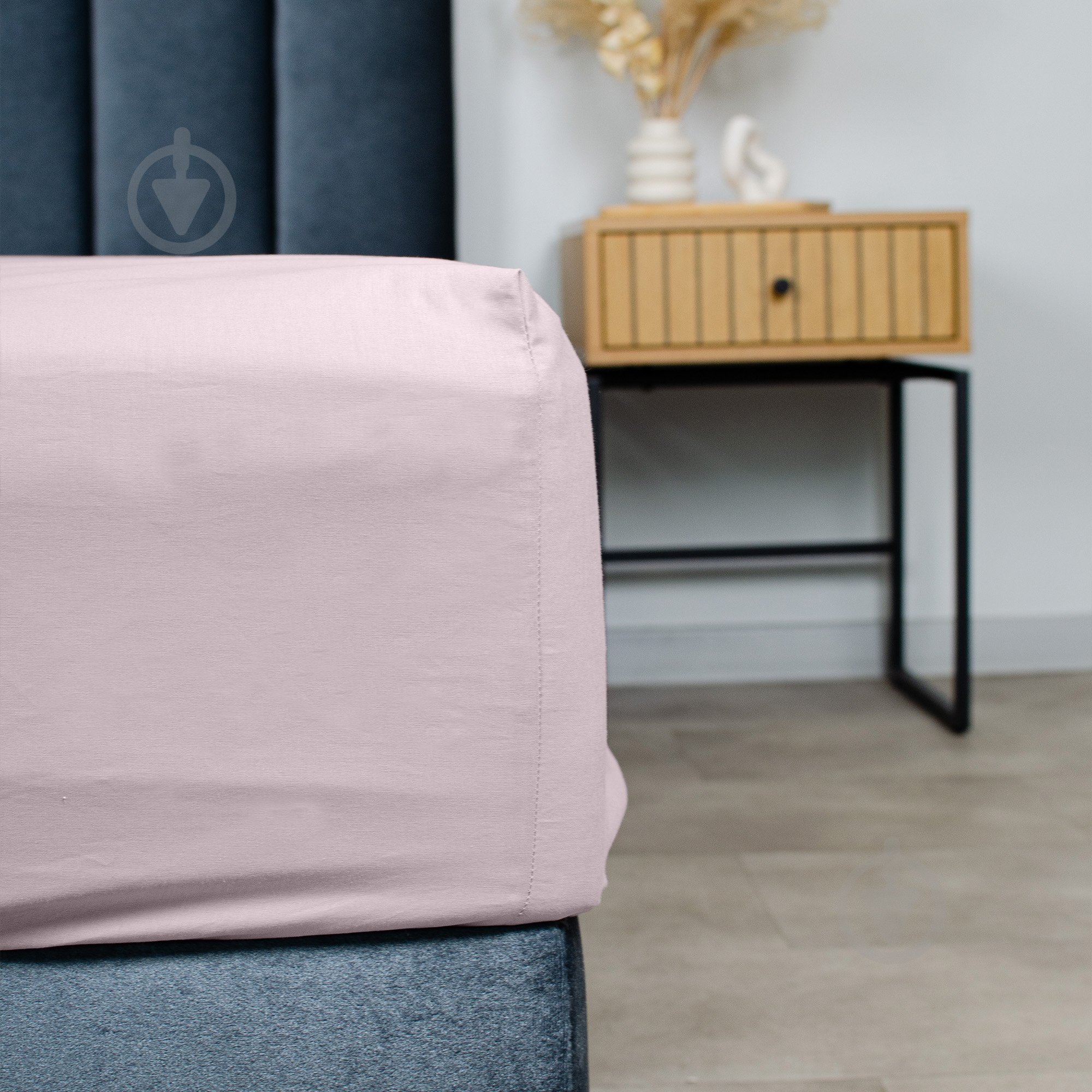 Простынь на резинке Моно 140x200 см пудровый - фото 3 Простынь на резинке Моно 140x200 см пудровый - фото 3