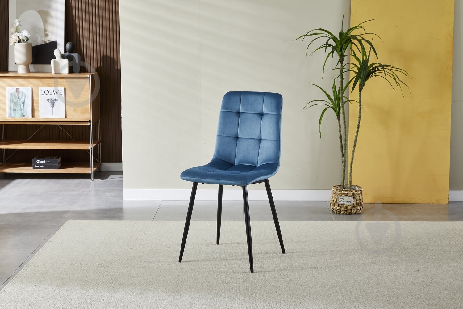 Стул Fly FS1 Light Blue-45 светло-синий / черный - фото 6 Стул Fly FS1 Light Blue-45 светло-синий / черный - фото 6