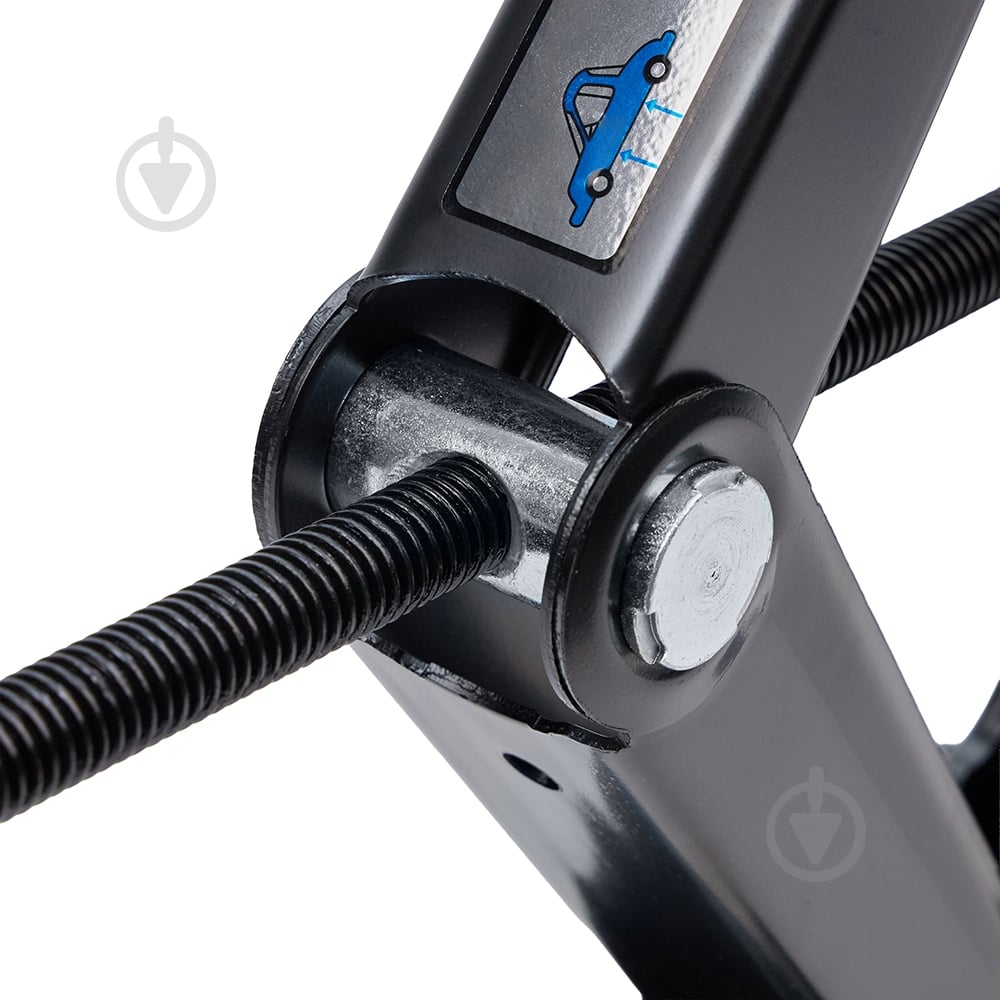 Домкрат механічний ромбічний Vitol гумовий упор DB-1132T 2 т - фото 6