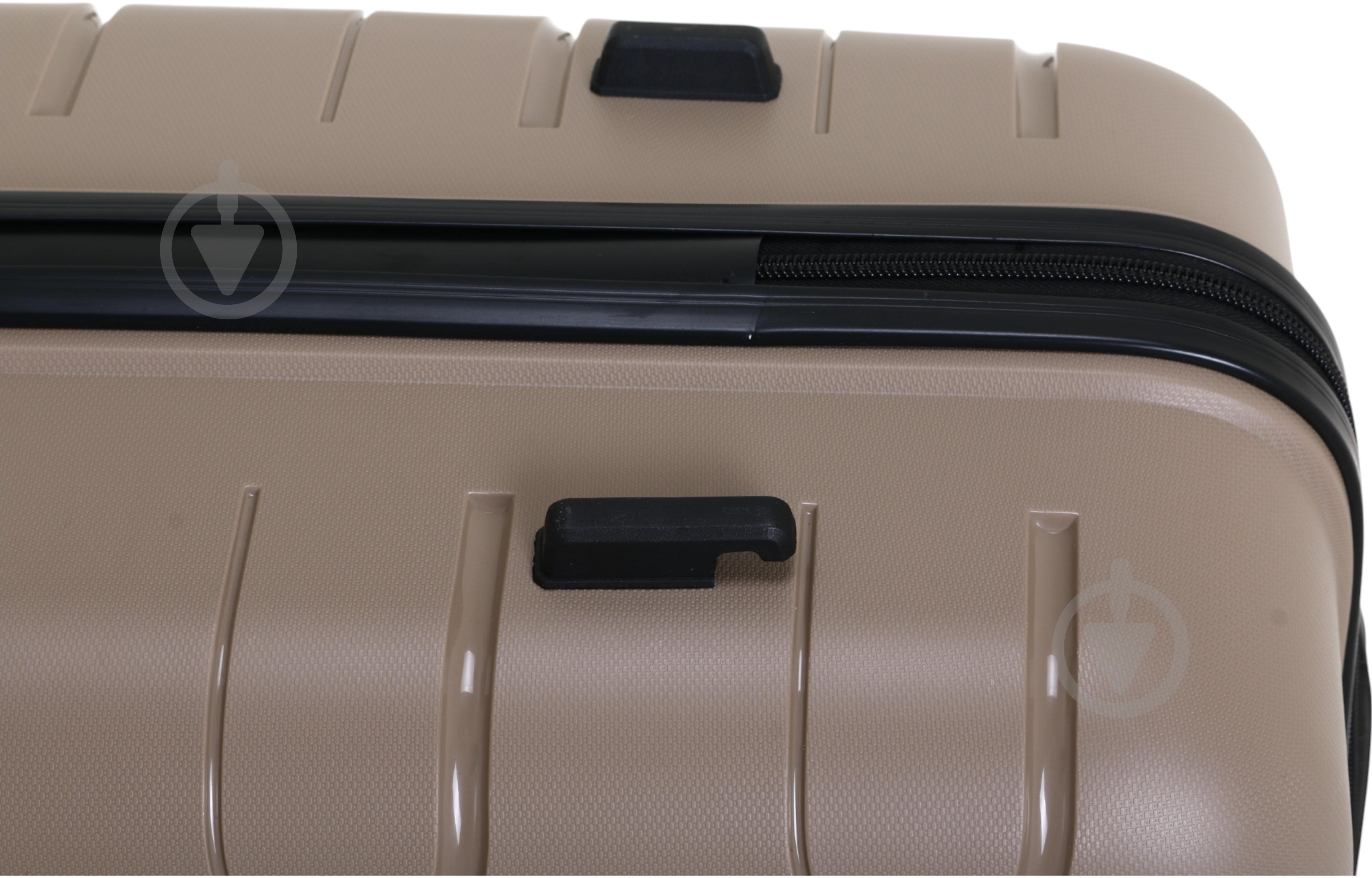 ᐉ Валіза Compass №XY007 L 93 л капучино 70x46x29 см • Краща ціна