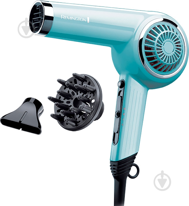 Фен Remington D4110OB Bombshell Blue Retro - фото 2 Фен Remington D4110OB Bombshell Blue Retro - фото 2