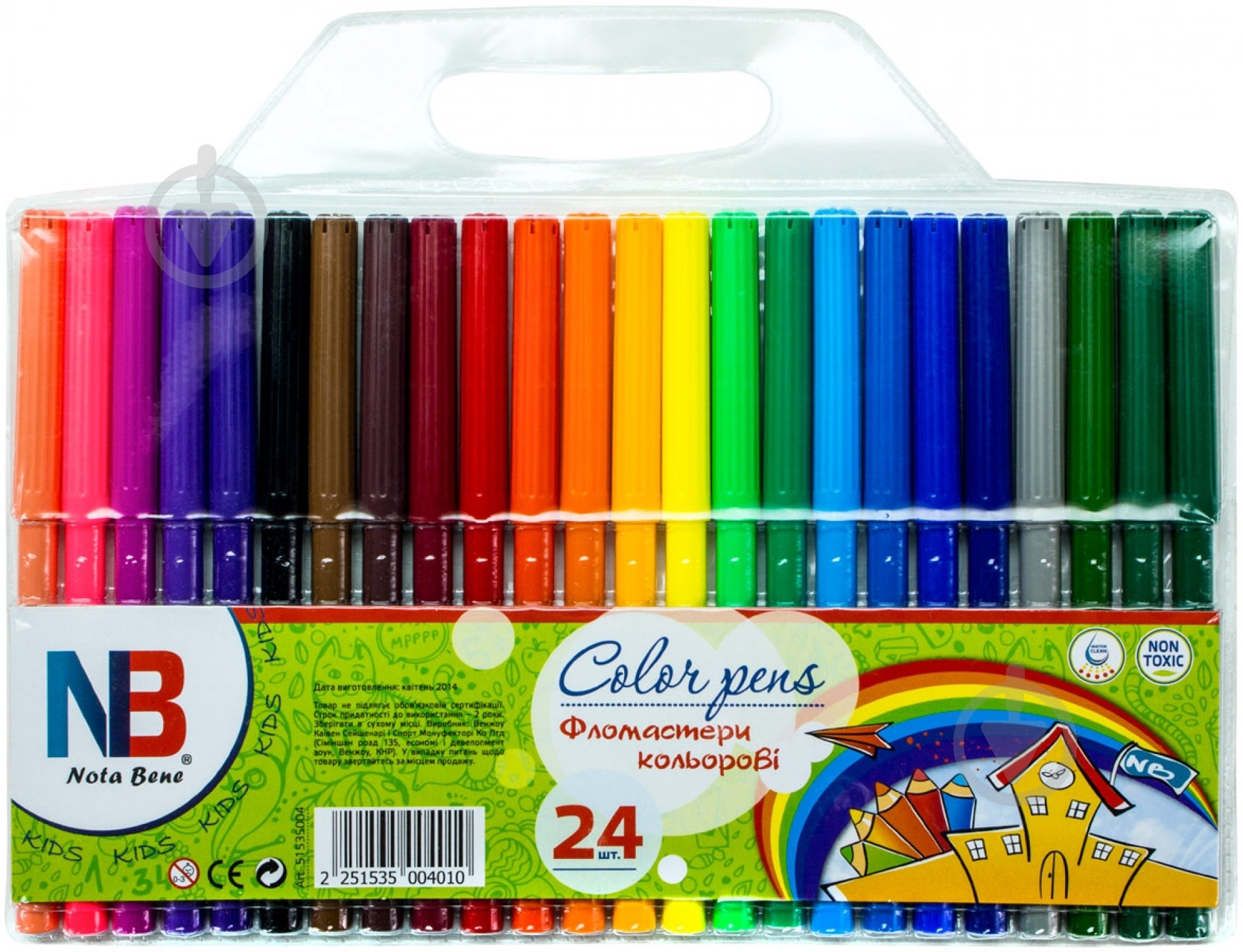 Фломастеры 24 шт Nota Bene - фото 1
