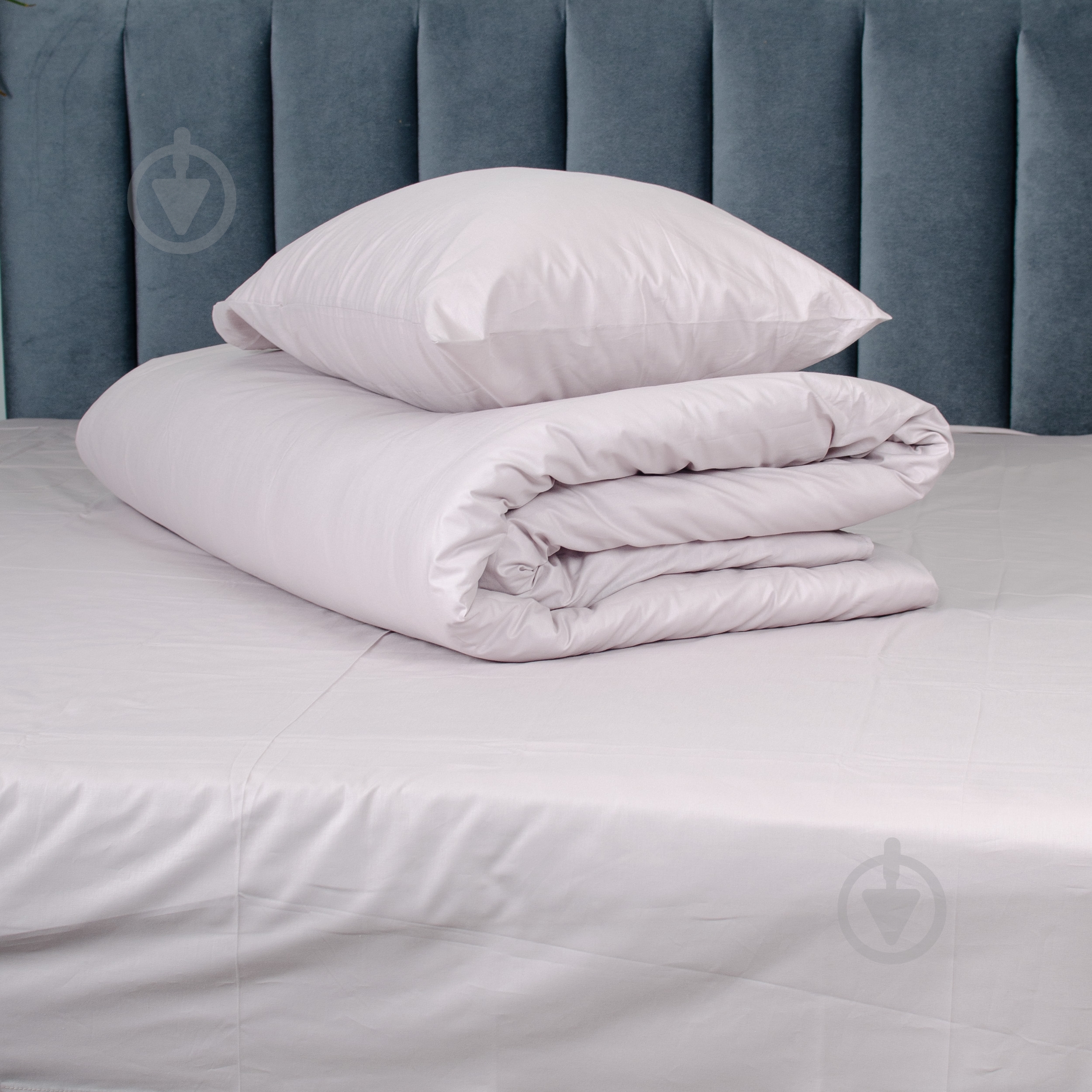 Простынь Моно поплин 220x240 см пудровый - фото 4