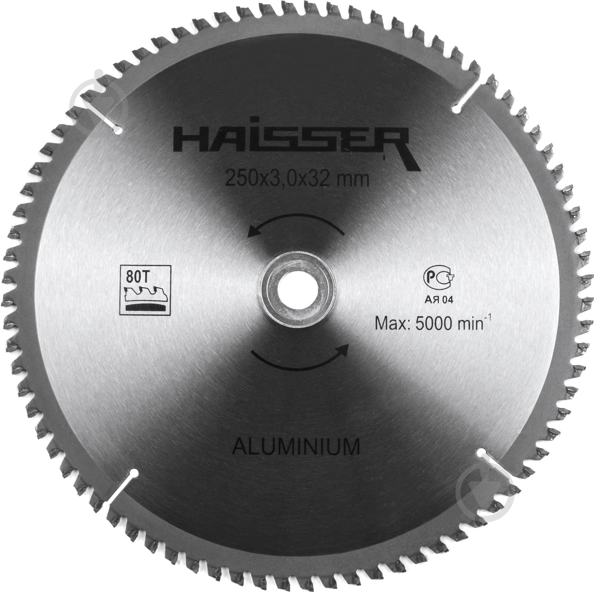 Пильный диск Haisser 250x30x3 Z80 - фото 1 Пильный диск Haisser 250x30x3 Z80 - фото 1